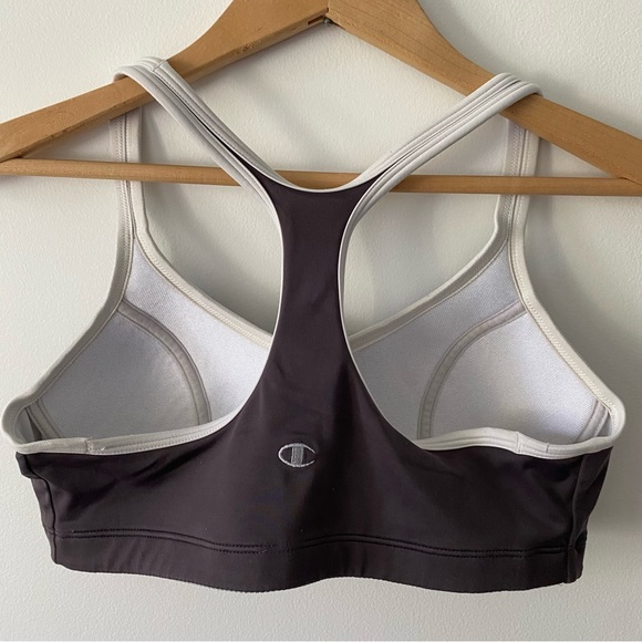 3/$30💚Champion grey and white Shape T-back sports bra size 36B - Picture 6 of 15
